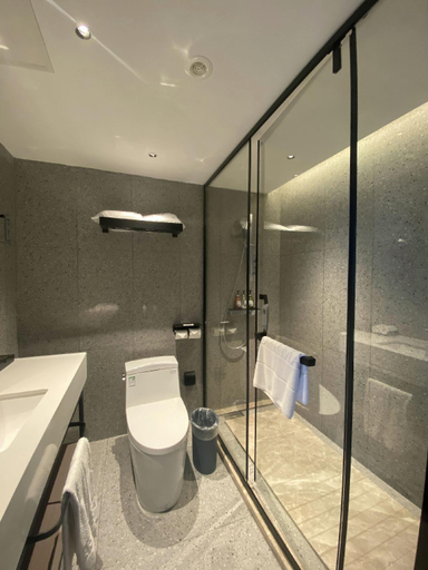 Bathroom 3, Borrman Hotel Xiantao Hongda Road Pedestrian Street, Xiantao