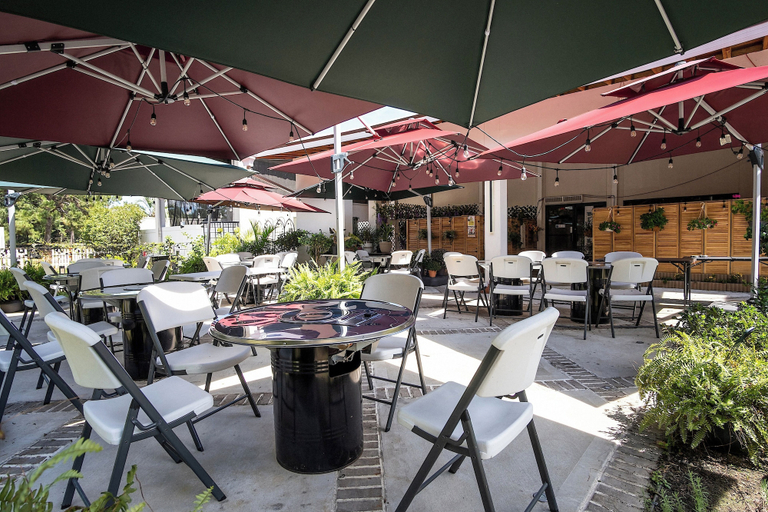 Terrace/patio, Clarks Inn Savannah Airport, Chatham