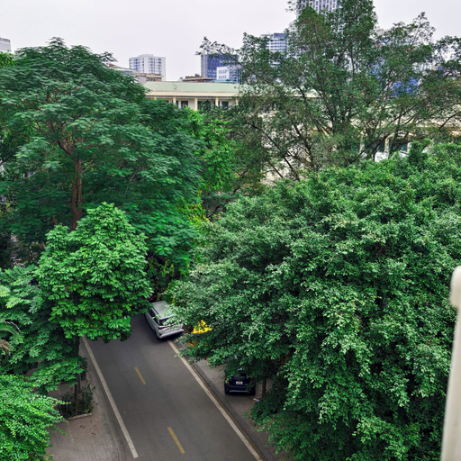 Aerial view, Xumi Motel, Ba Đình