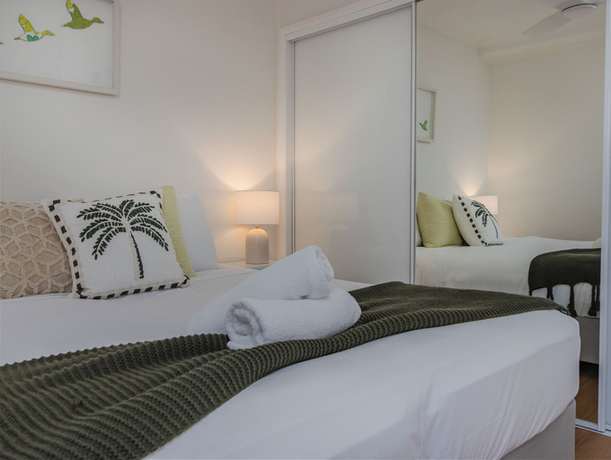 Bedroom 2, Beachfront Apartment in Kingscliff, Tweed Heads