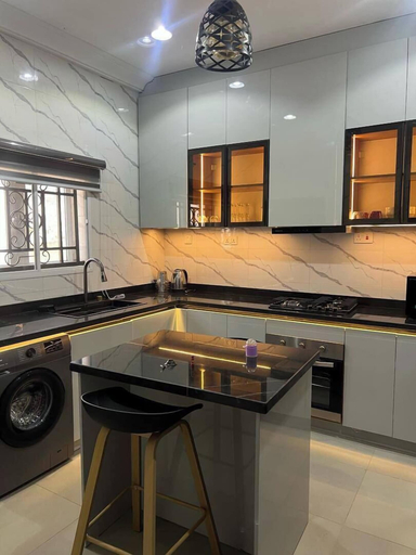 Private kitchen, Rainno Apartment, AbujaMun
