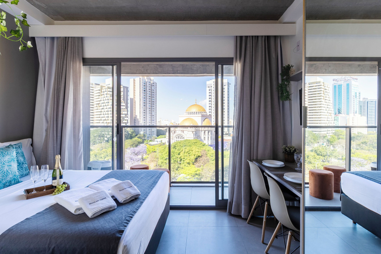 Room 5, Amazing view with rooftop pool and gym, São Paulo
