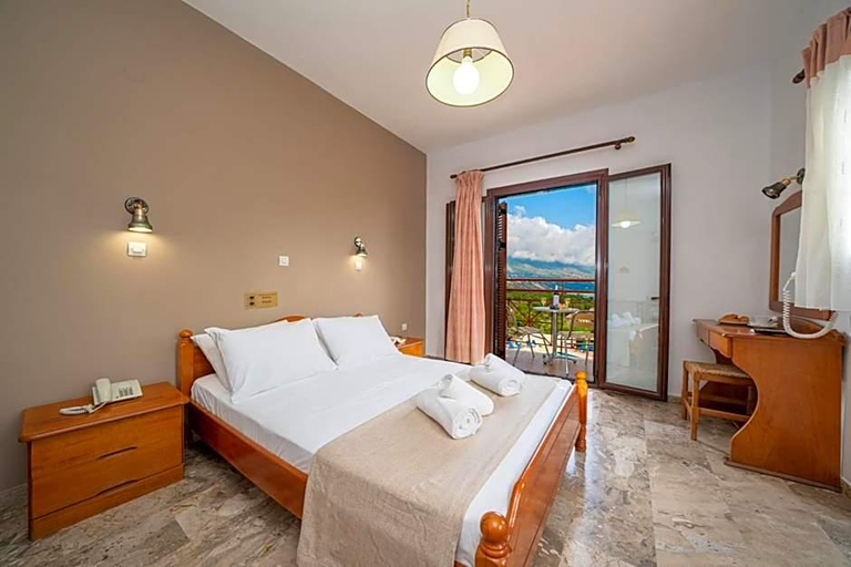Bedroom 2, Karavados Beach Hotel, Ionian Islands