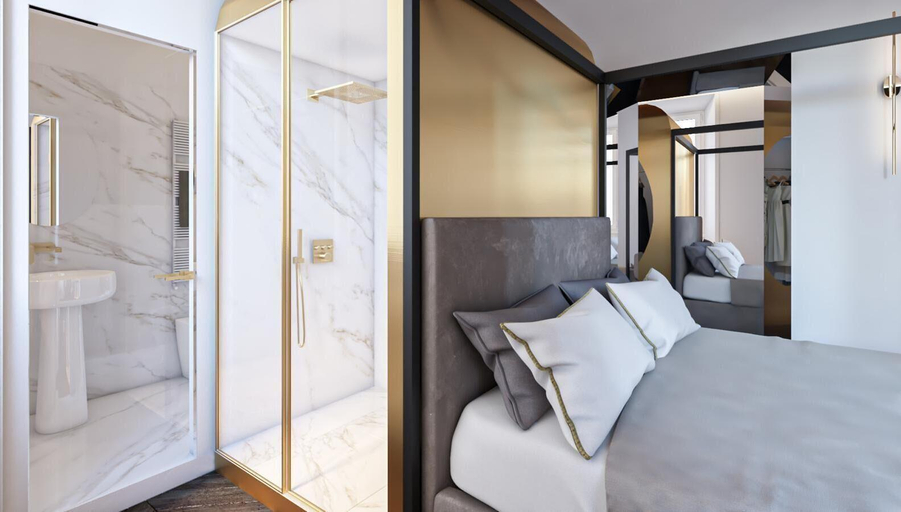 Bedroom 4, Ora Acanfora Suites, Rome