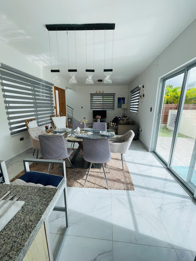 Living area 3, Punta Cana Villa w Pool Near Coco Bongo, Salvaleon de Higuey