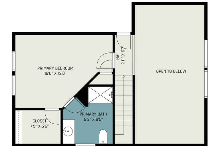 Floor plan 2, Solitude Eagle #5 - Estes Park 2 Bedroom Condo by RedAwning, Larimer