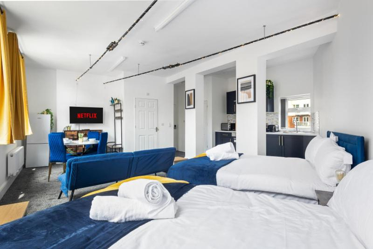 Bedroom 2, Iconic Jewellery Quarter Apartments, Birmingham