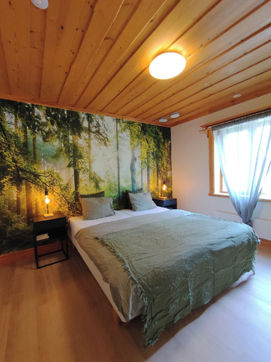 Bedroom, Skalsjogarden Timber Lodge, Ovanåker