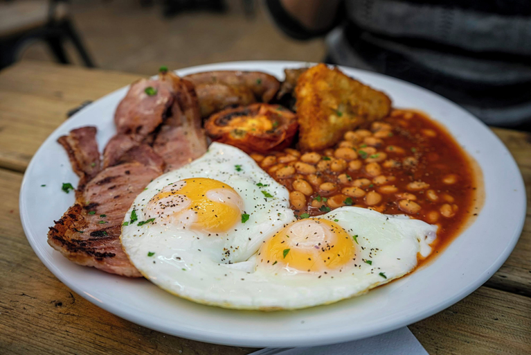 Breakfast meal, Quads Villa, Accra