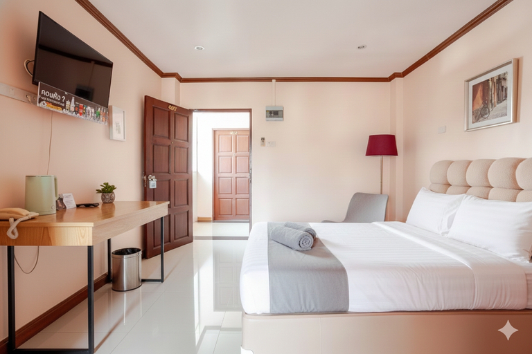 Bedroom 2, SCN City Centre Hotel Rayong, Ban Chang