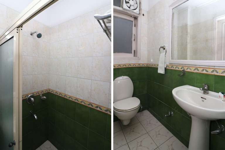 Bathroom 3, Hotel O J2 Service Apartment, Kancheepuram