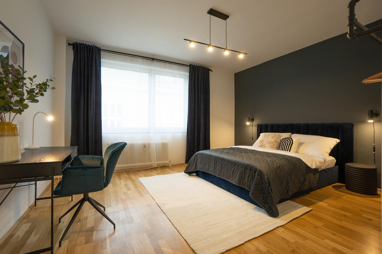 Bedroom 2, Bright stylish apartment with a huge terrace in a top location, Wien