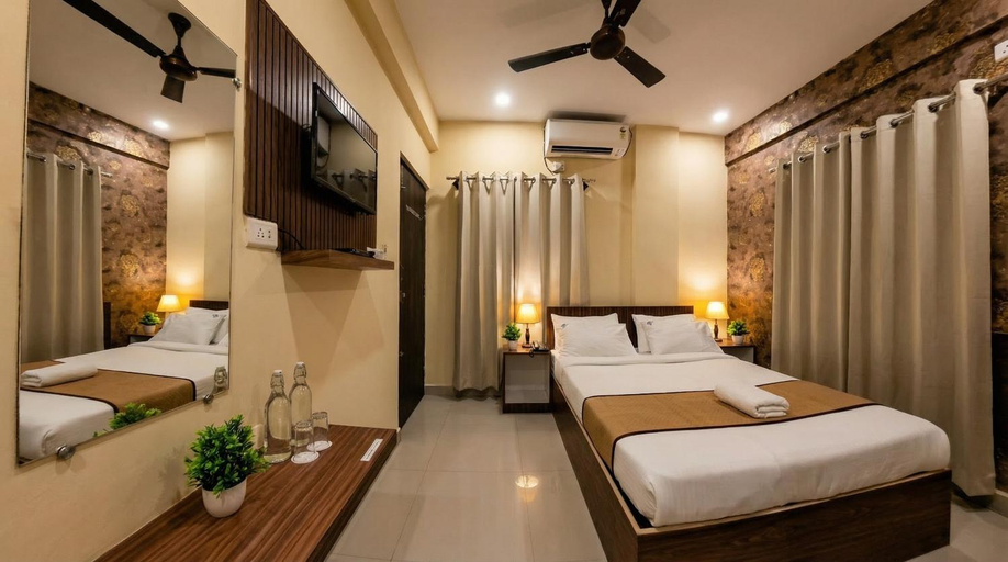 Bedroom, Hotel Prakrathi Residency, Bangalore