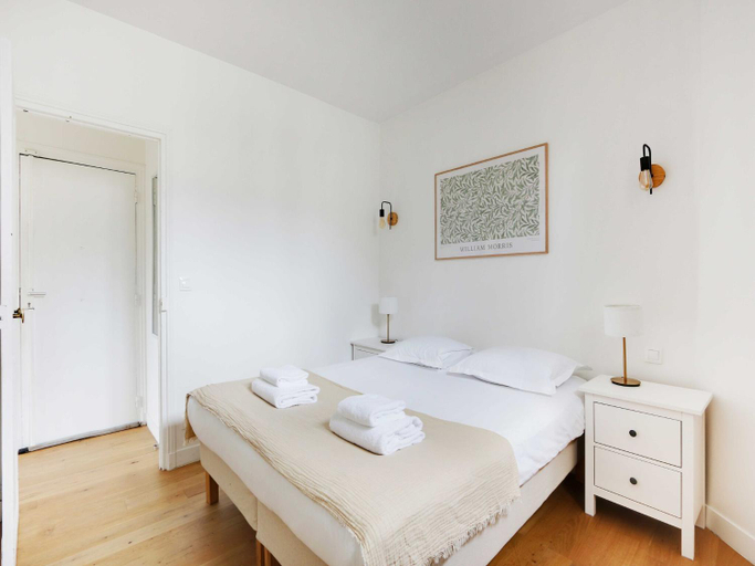 Bedroom 2, Charming appt - 1BD/2P - Near Canal Saint Martin, Paris
