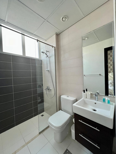 Bathroom 2, Exquisite Home with Smart Office, Dubai