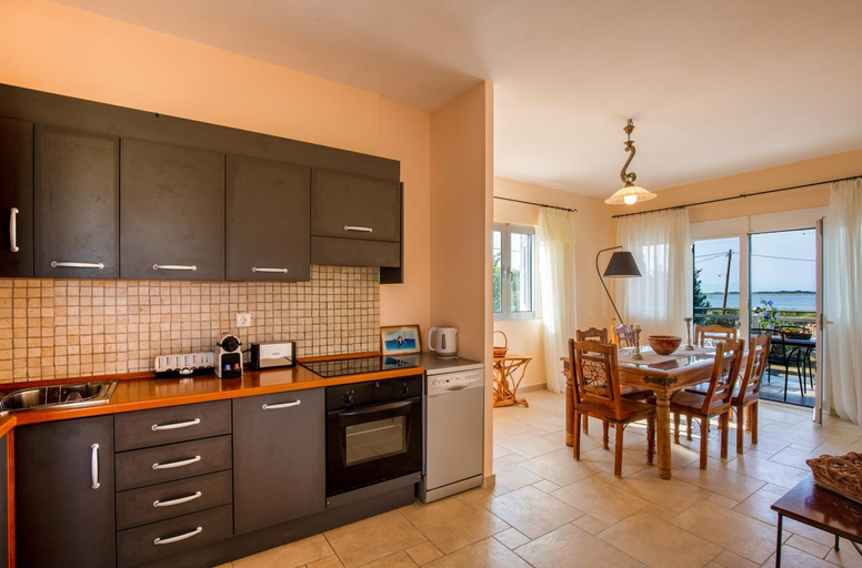 Kitchen, Gyra Villas - Seaview Villa Fivos with private pool, Ionian Islands