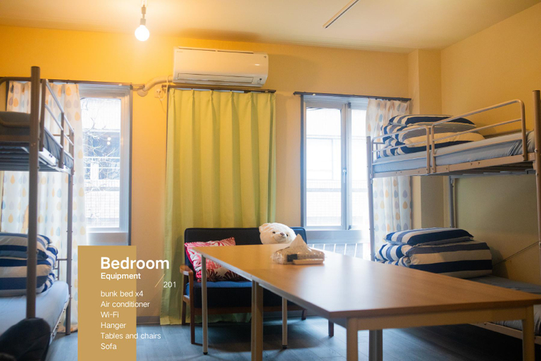 Others 3, IWANAMI201)Bunk & Go: 8-Person Stay/3min to subway, Shinjuku