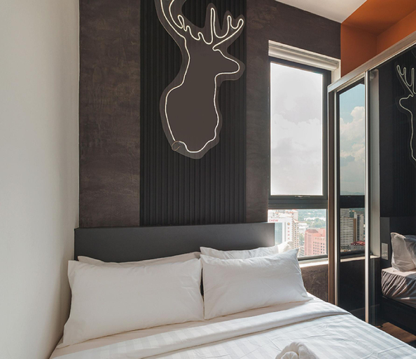 Bedroom 3, Chambers Residence, Sunway Putra Mall, Kuala Lumpur