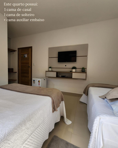 Bedroom 2, Rei dos Mares Suites - by Easy Hoteis, Ubatuba