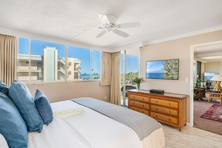 Bedroom 2, Royal Kahana 701 · RK 701 Spacious OceanFront 2BD w Pool AC, Maui