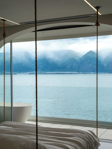View from room 5, Three Colours Yunhe Hotel Erhai, Dali Bai