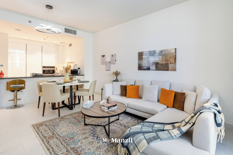 Living area 5, Manzil - 2BR w City View near Dubai Mall, Dubai