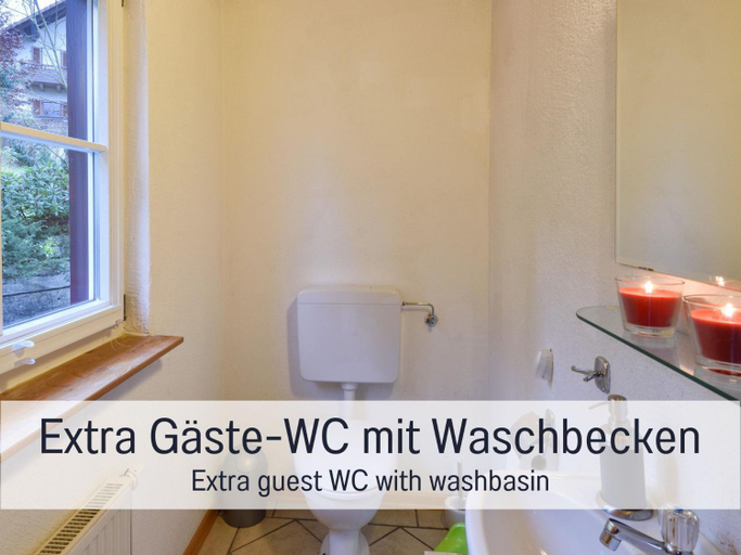 Bathroom 3, Schwarzwald l Holzhaus Enzklosterle with sauna, Calw