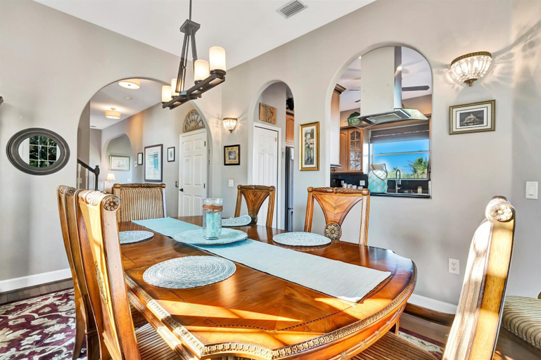 Dining 3, Terra Ceia Private Saltwater Pond Home, Manatee