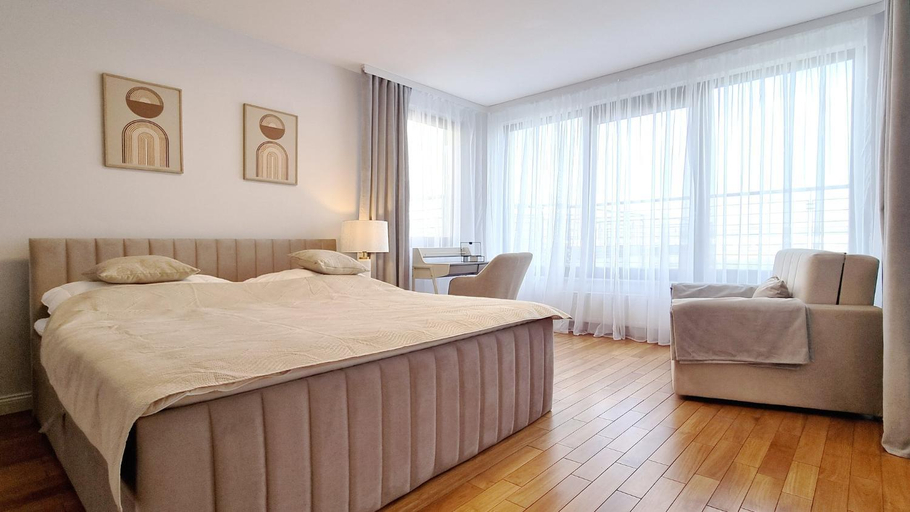 Bedroom 2, Apartamenty na Placu Kaszubskim w Gdyni, Gdynia