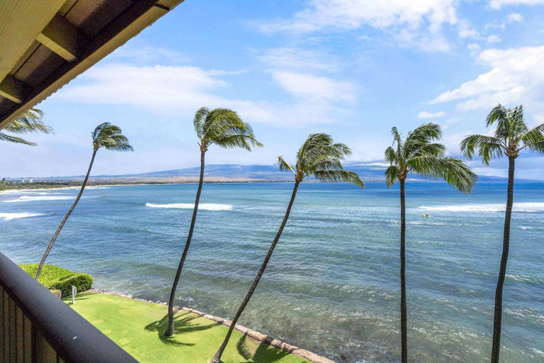 View from room 2, Lauloa 410 - Top Floor, Oceanfront Lanai, Molokini & Halaeakala Views, Split A/C, Maui