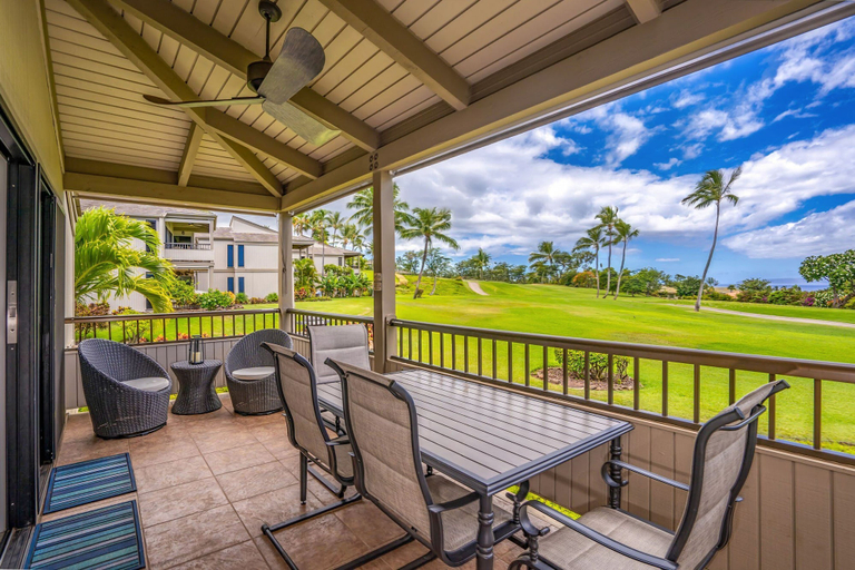 Outdoor dining 5, Wailea Ekolu 1204 - Modern Ocean View Condo w/ Large Lanai, King Bed, & Split AC, Maui