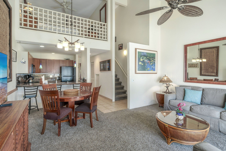 Living area 2, Maui Kamaole G-202 - Spectacular Views, Updated and Elegant, Wi-fi & Split-ac!, Maui
