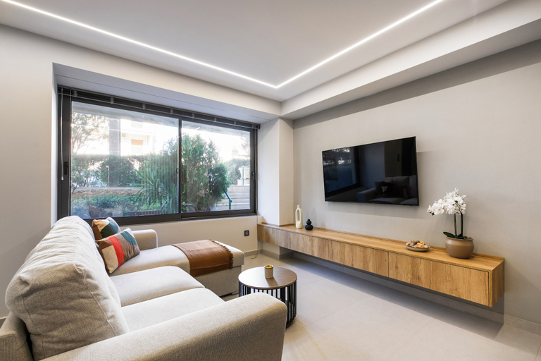 Living area 2, Clavé - Deluxe Studio in Athens, Attica