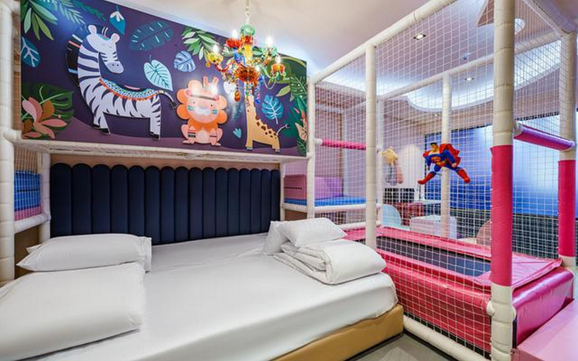 Bedroom 2, Gimhae Eobang-dong Almond Hotel & Kids Pool Villa, Gimhae