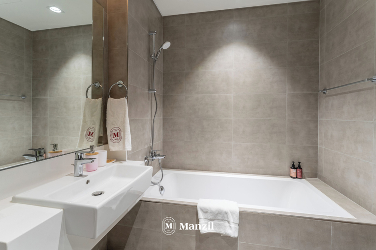 Bathroom 4, Manzil - 2BR w City View near Dubai Mall, Dubai