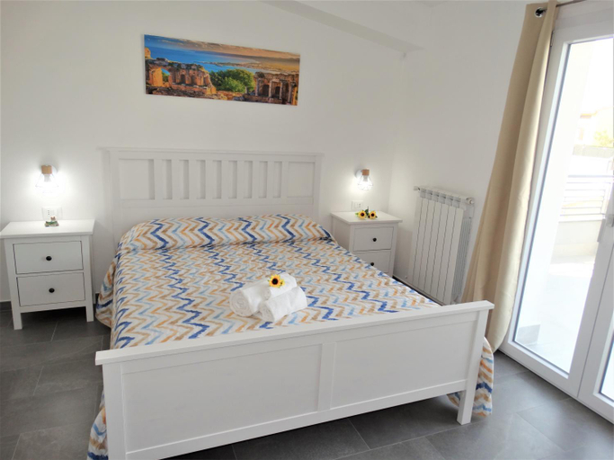 Bedroom 3, Villa Milicia - New Sea View Villa with Private Pool & Playground, Palermo