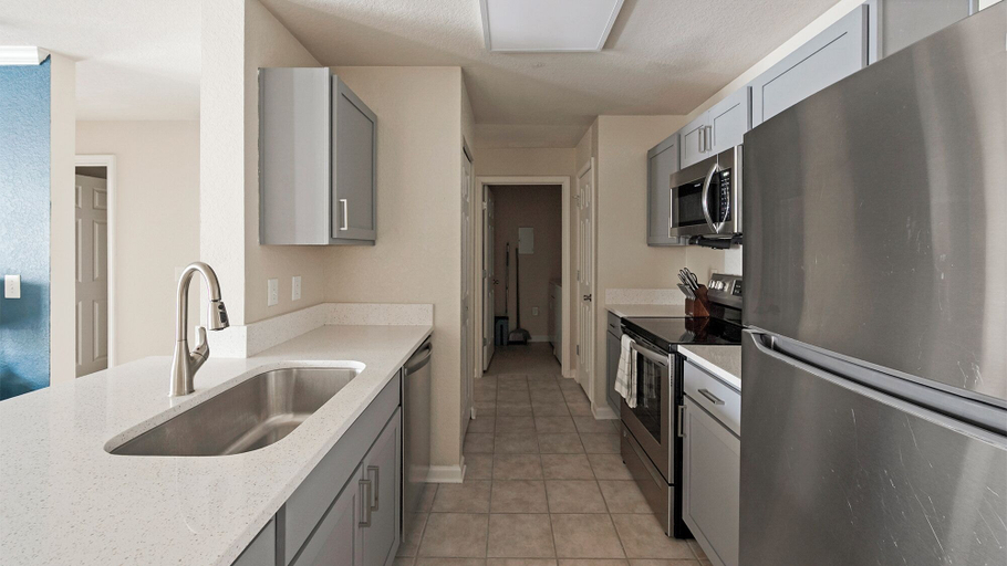 Private kitchen 2, Landing Apartments at Hillwood, Rutherford