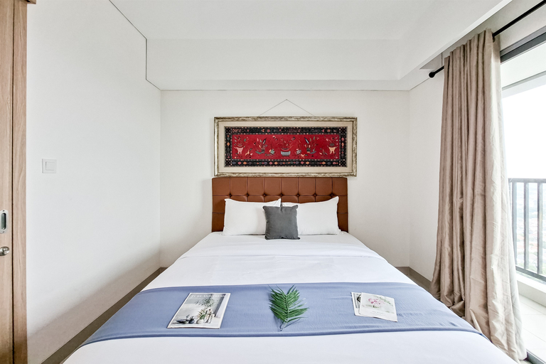 Bedroom 5, Cozy and Relaxing Studio at Apartment Bintaro Embarcadero By Travelio, Tangerang Selatan