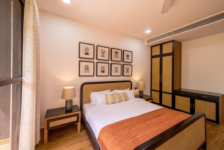 Bedroom 2, SaffronStays Rio: 4BR pool villa, Nerul Goa, North Goa
