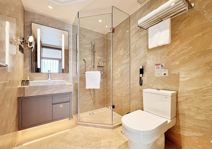 Bathroom 3, China Dragon Hotel, Macao