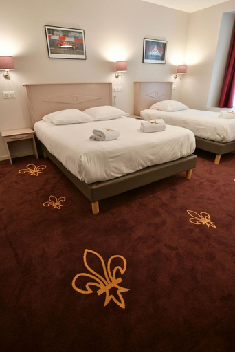 Bedroom 3, Hotel Le Roncevaux, Pyrénées-Atlantiques