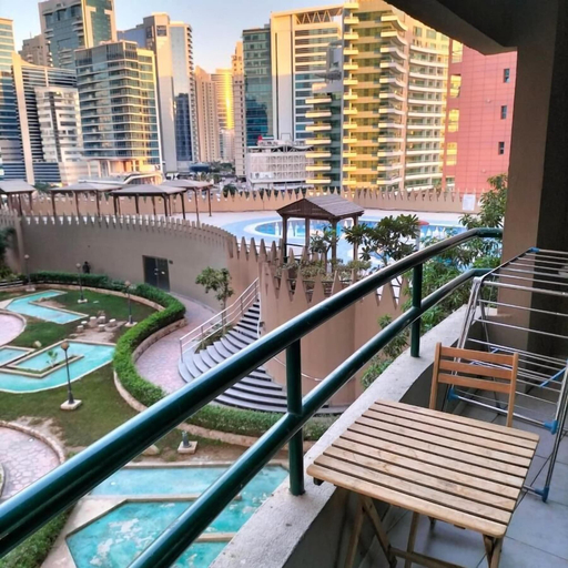 Balcony view 5, Center Point Partition Room in Tecom, Dubai