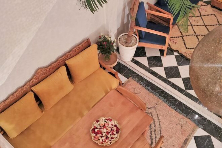 Living area, Riad with 3 Swimming Pools, Marrakech