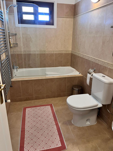 Bathroom 2, Charming Erimi Villa with Private Pool and Garden View