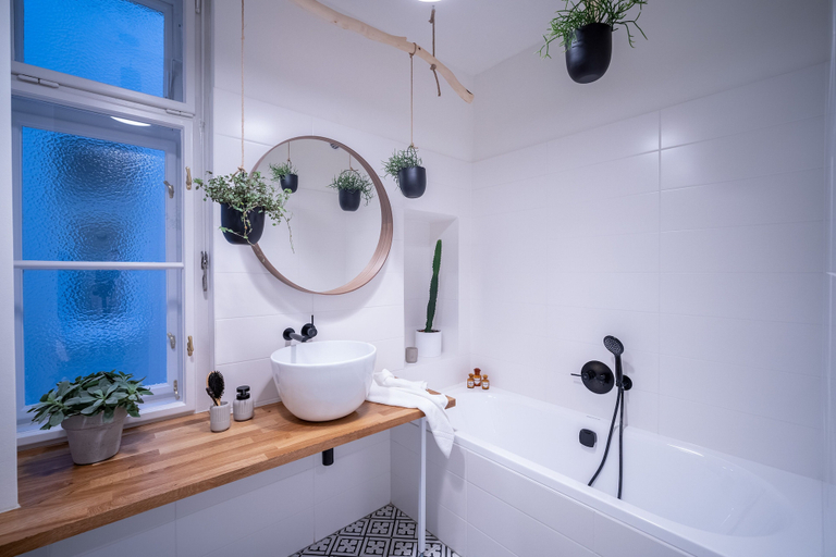 Bathroom 5, Orange Glow Boutique Apartments #47 by goodnite cz, Brno