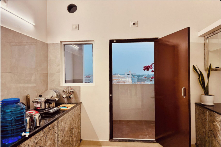 Private kitchenette, THS Suites, Chittoor