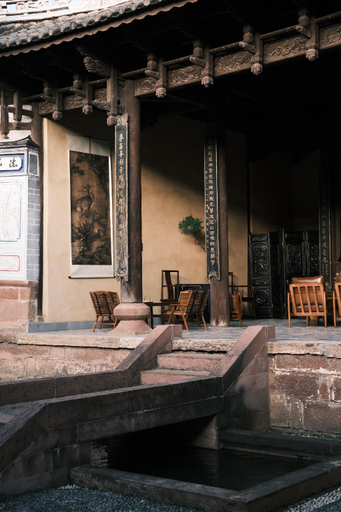 Interior view 2, Shaxi Ancient Town Changleli Chinese Courtyard Hotel, Dali Bai