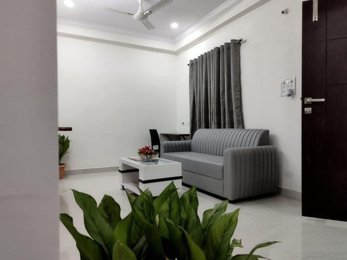 Living area 2, residence Retreat Service Apartments, Hyderabad