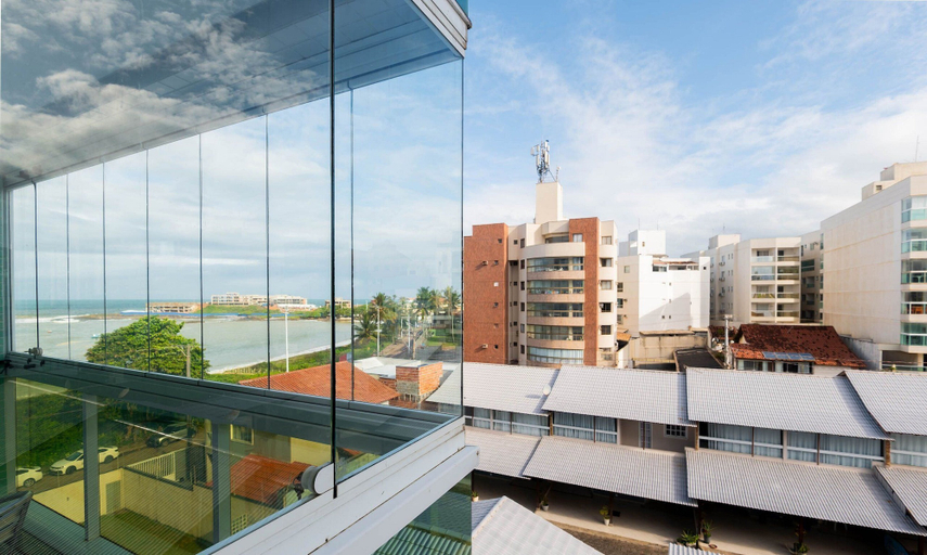 Balcony view, Apt w/ Balcony and sea View in Guarapari Cmd0311, Guarapari