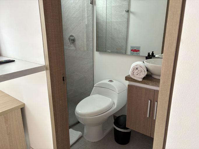 Bathroom 3, Apartahotel Connect Bogotá, Santafé de Bogotá